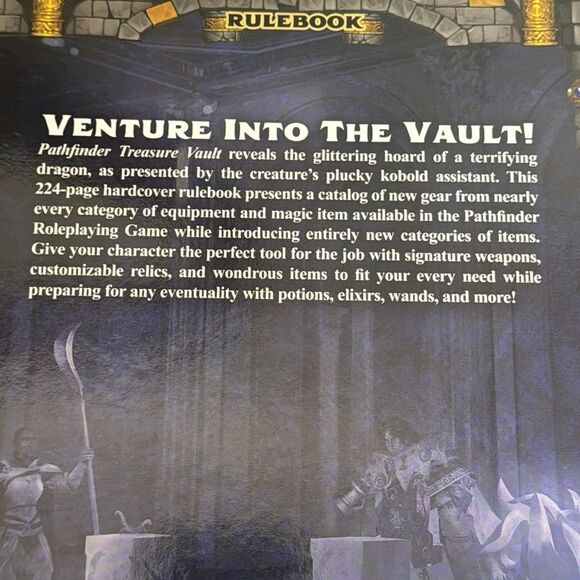 Pathfinder Treasure Vault Hardcover Book - Picture 4 of 12